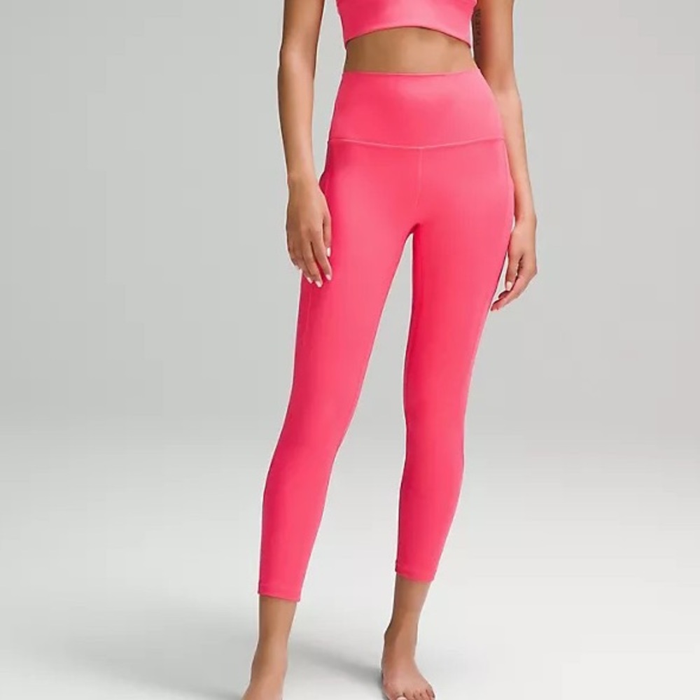 NWT‎ Lululemon  Pockets Align™ High-Rise Pant 25" In Lip Gloss